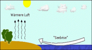 Entstehung einer Seebriese